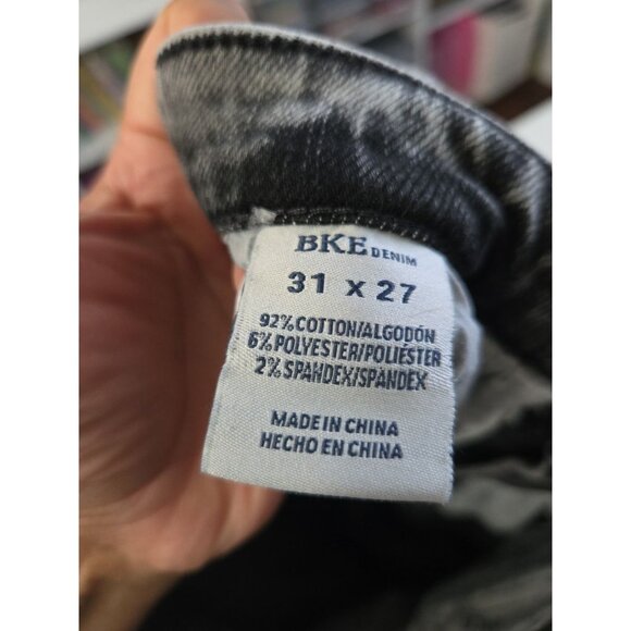 BKE Jeans Womens 31x27 Gray Parker Universal Fit High Rise Ankle Skinny Denim - Picture 9 of 10